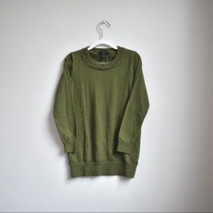 J.Crew Olive Green Light Sweater